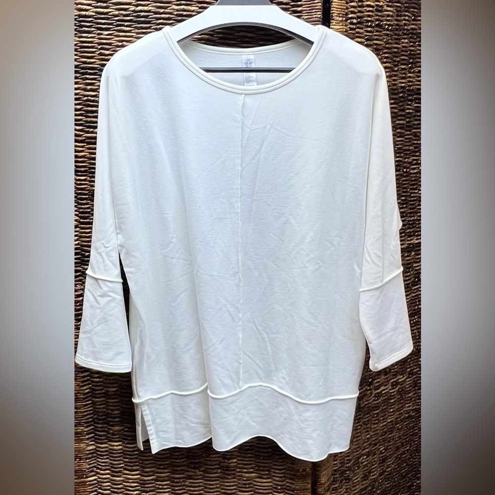 SPANX White Long Sleeve Women's Top- Large
